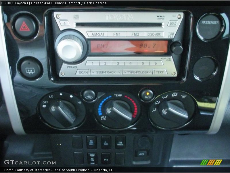Black Diamond / Dark Charcoal 2007 Toyota FJ Cruiser 4WD