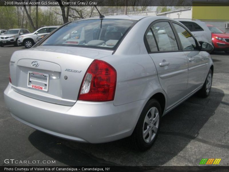 Charcoal Gray / Gray 2008 Hyundai Accent GLS Sedan