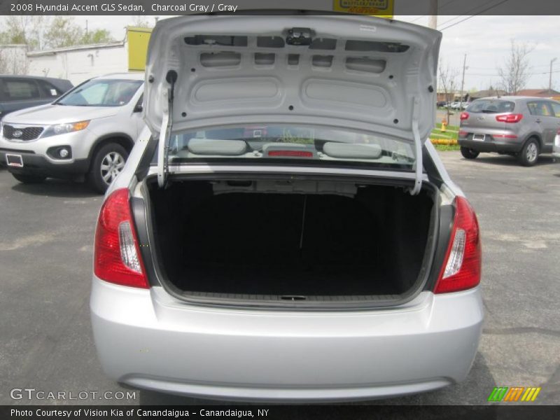 Charcoal Gray / Gray 2008 Hyundai Accent GLS Sedan