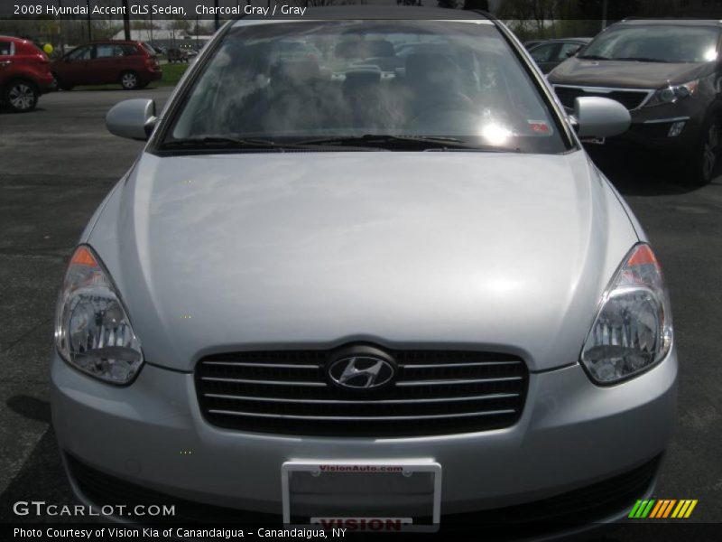 Charcoal Gray / Gray 2008 Hyundai Accent GLS Sedan