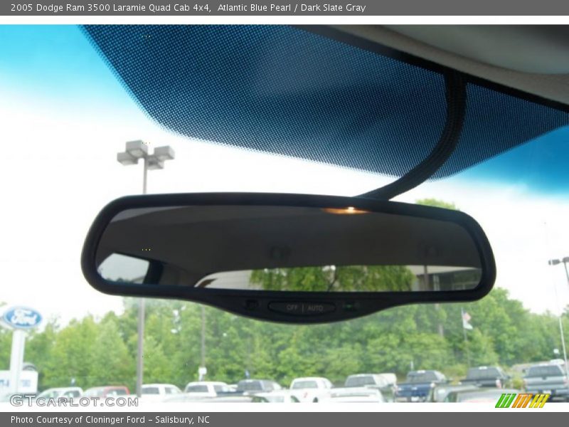 Atlantic Blue Pearl / Dark Slate Gray 2005 Dodge Ram 3500 Laramie Quad Cab 4x4