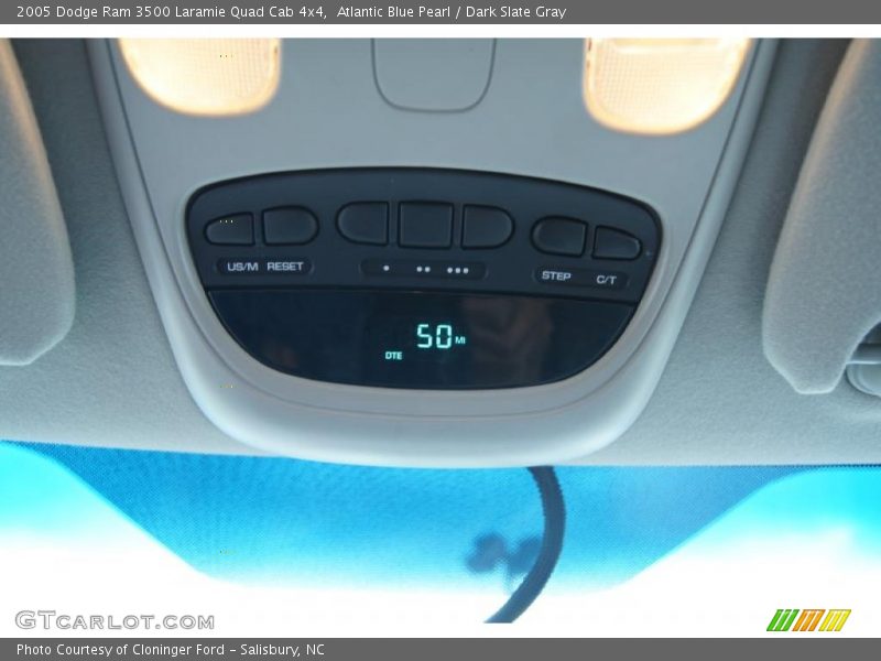 Atlantic Blue Pearl / Dark Slate Gray 2005 Dodge Ram 3500 Laramie Quad Cab 4x4