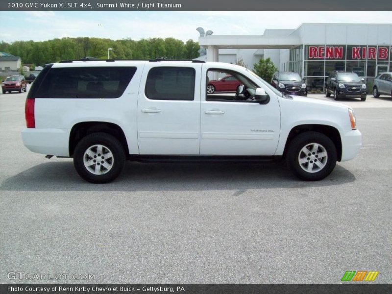 Summit White / Light Titanium 2010 GMC Yukon XL SLT 4x4