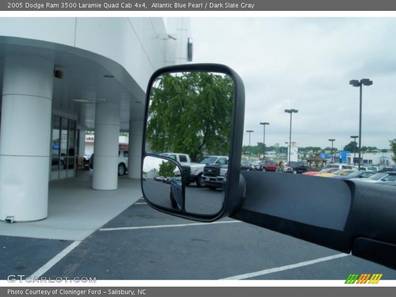 Atlantic Blue Pearl / Dark Slate Gray 2005 Dodge Ram 3500 Laramie Quad Cab 4x4