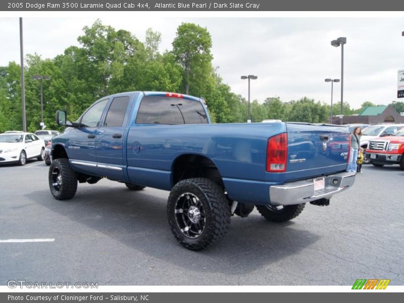  2005 Ram 3500 Laramie Quad Cab 4x4 Atlantic Blue Pearl