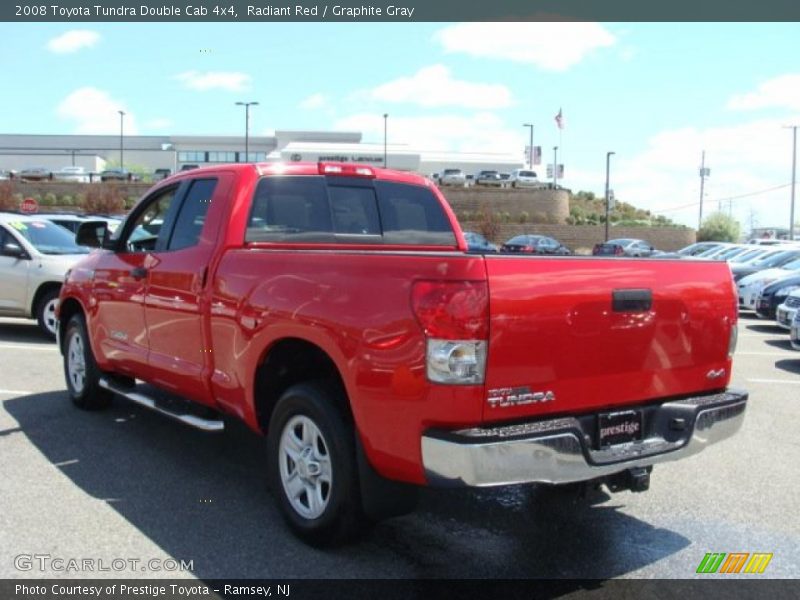 Radiant Red / Graphite Gray 2008 Toyota Tundra Double Cab 4x4
