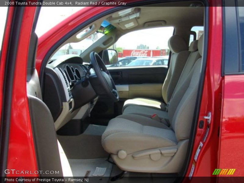 Radiant Red / Graphite Gray 2008 Toyota Tundra Double Cab 4x4