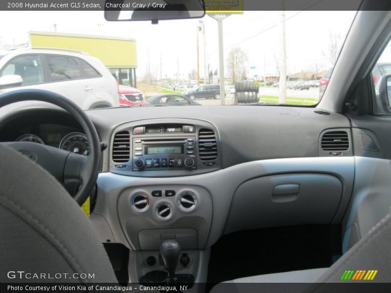 Charcoal Gray / Gray 2008 Hyundai Accent GLS Sedan