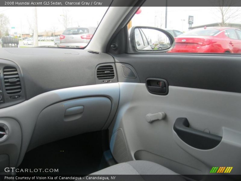 Charcoal Gray / Gray 2008 Hyundai Accent GLS Sedan