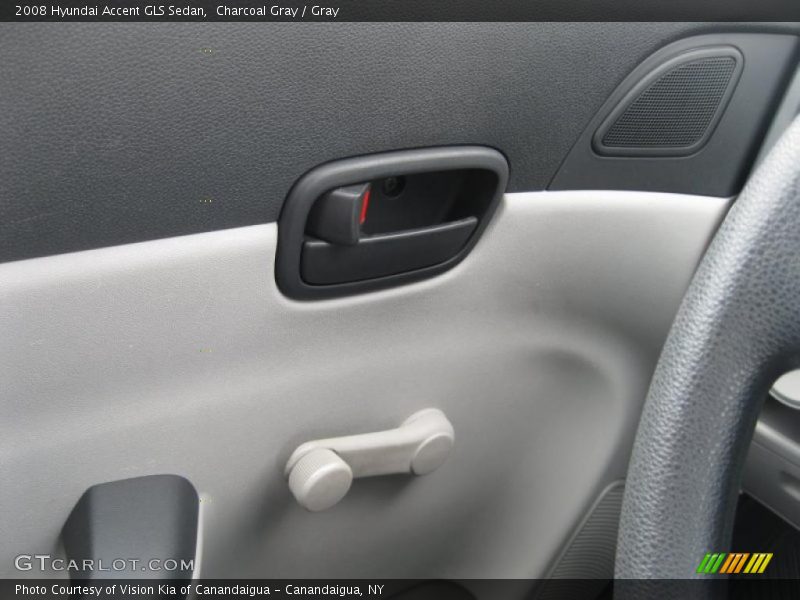 Charcoal Gray / Gray 2008 Hyundai Accent GLS Sedan