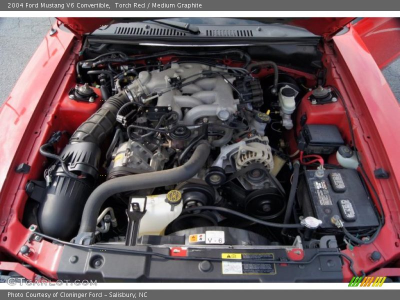 2004 Mustang V6 Convertible Engine 3.8 Liter OHV 12Valve V6 Photo No