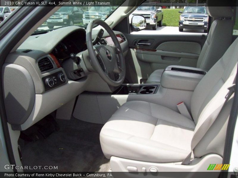 Summit White / Light Titanium 2010 GMC Yukon XL SLT 4x4