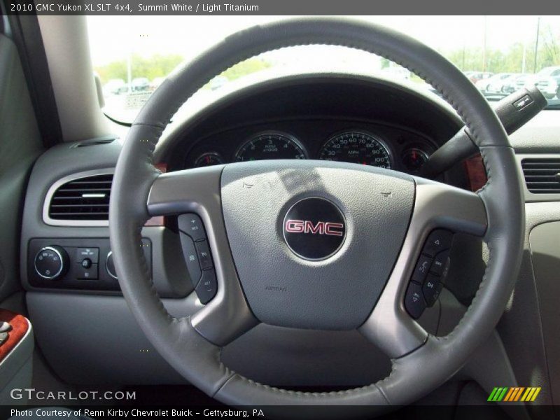 Summit White / Light Titanium 2010 GMC Yukon XL SLT 4x4