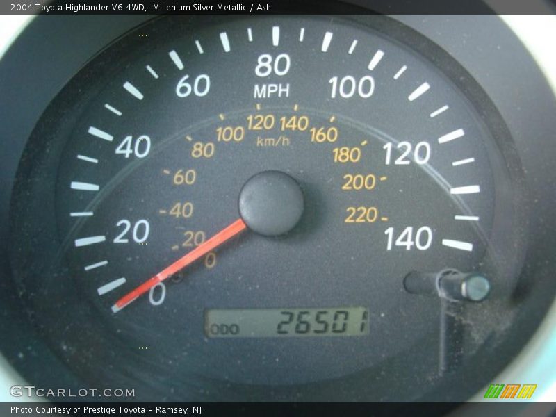 Millenium Silver Metallic / Ash 2004 Toyota Highlander V6 4WD