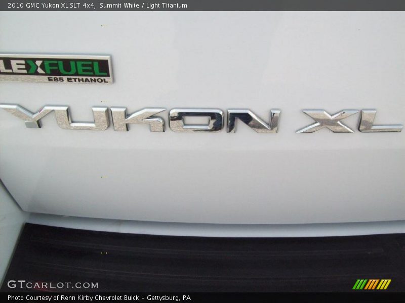 Summit White / Light Titanium 2010 GMC Yukon XL SLT 4x4