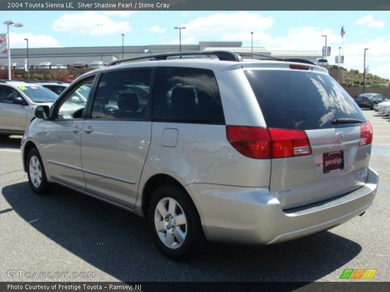 Silver Shadow Pearl / Stone Gray 2004 Toyota Sienna LE