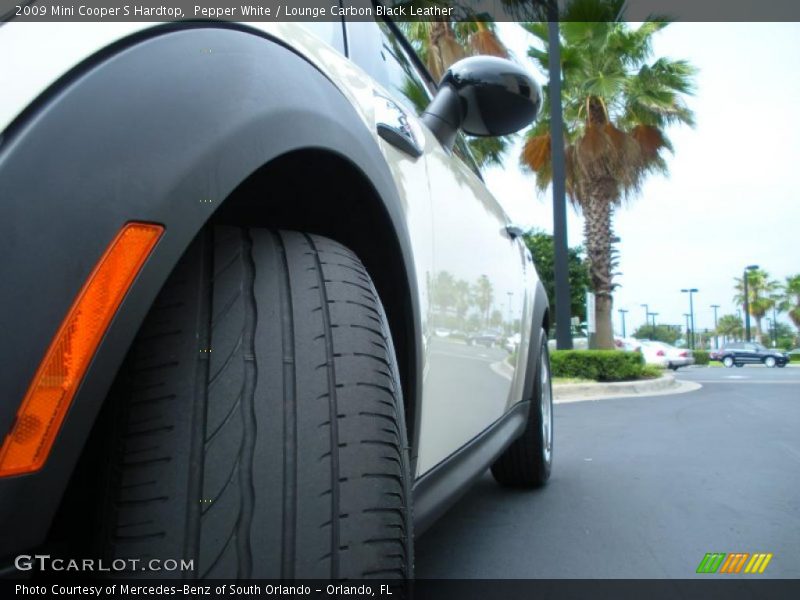 Pepper White / Lounge Carbon Black Leather 2009 Mini Cooper S Hardtop
