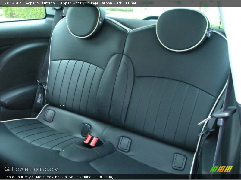 Pepper White / Lounge Carbon Black Leather 2009 Mini Cooper S Hardtop
