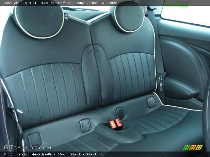 Pepper White / Lounge Carbon Black Leather 2009 Mini Cooper S Hardtop