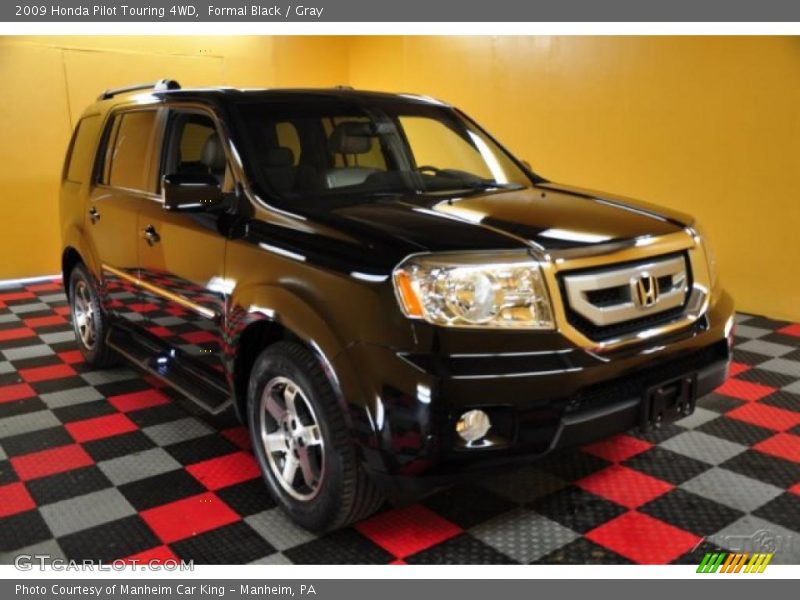 Formal Black / Gray 2009 Honda Pilot Touring 4WD
