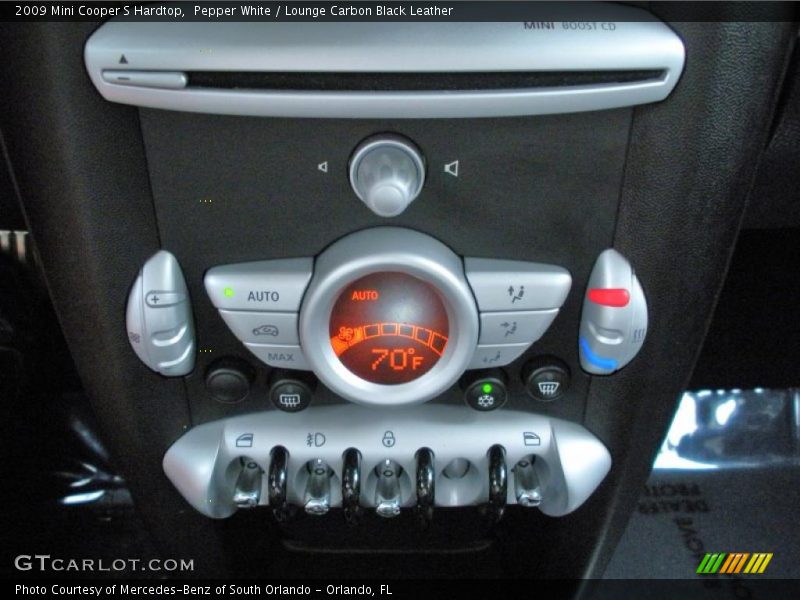 Pepper White / Lounge Carbon Black Leather 2009 Mini Cooper S Hardtop