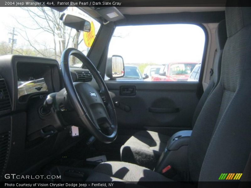 Patriot Blue Pearl / Dark Slate Gray 2004 Jeep Wrangler X 4x4