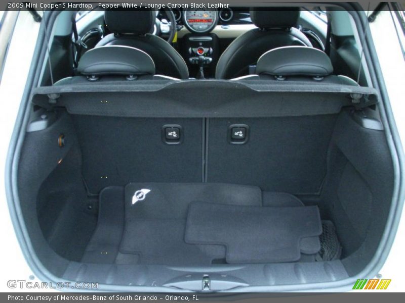 Pepper White / Lounge Carbon Black Leather 2009 Mini Cooper S Hardtop