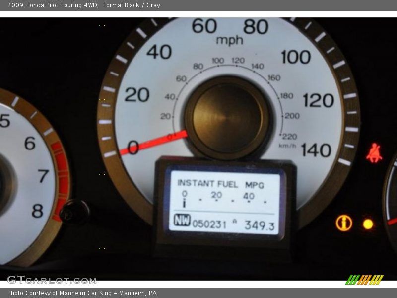 Formal Black / Gray 2009 Honda Pilot Touring 4WD