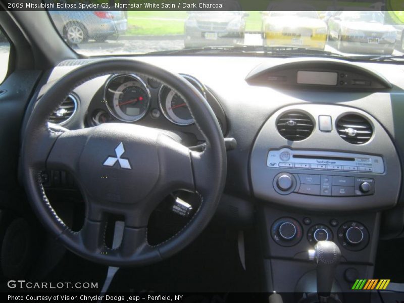 Northstar White Satin / Dark Charcoal 2009 Mitsubishi Eclipse Spyder GS