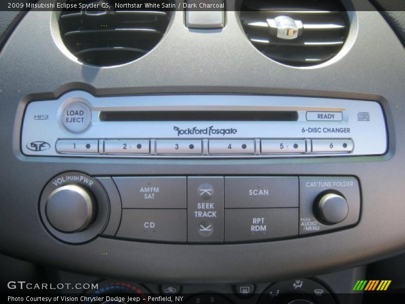 Northstar White Satin / Dark Charcoal 2009 Mitsubishi Eclipse Spyder GS