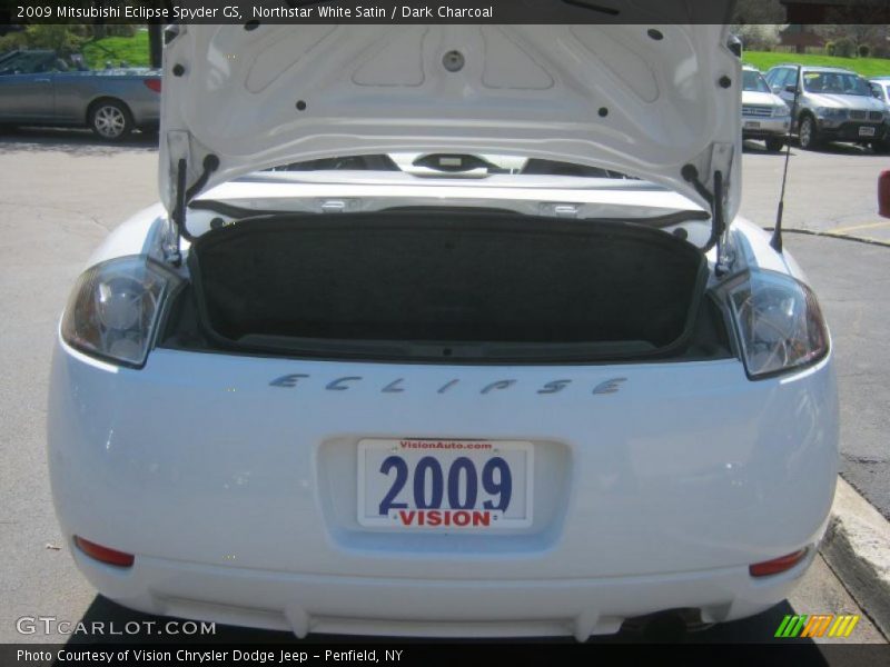 Northstar White Satin / Dark Charcoal 2009 Mitsubishi Eclipse Spyder GS