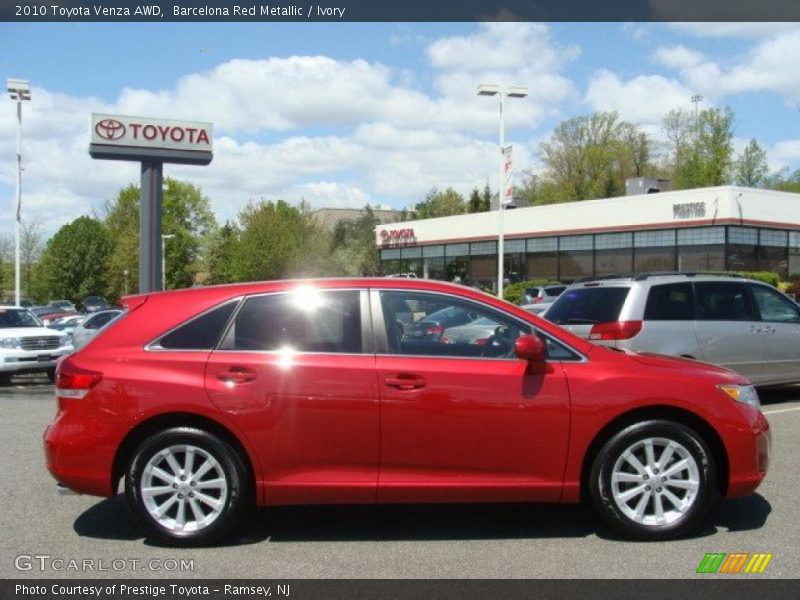 Barcelona Red Metallic / Ivory 2010 Toyota Venza AWD