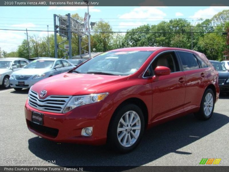 Barcelona Red Metallic / Ivory 2010 Toyota Venza AWD