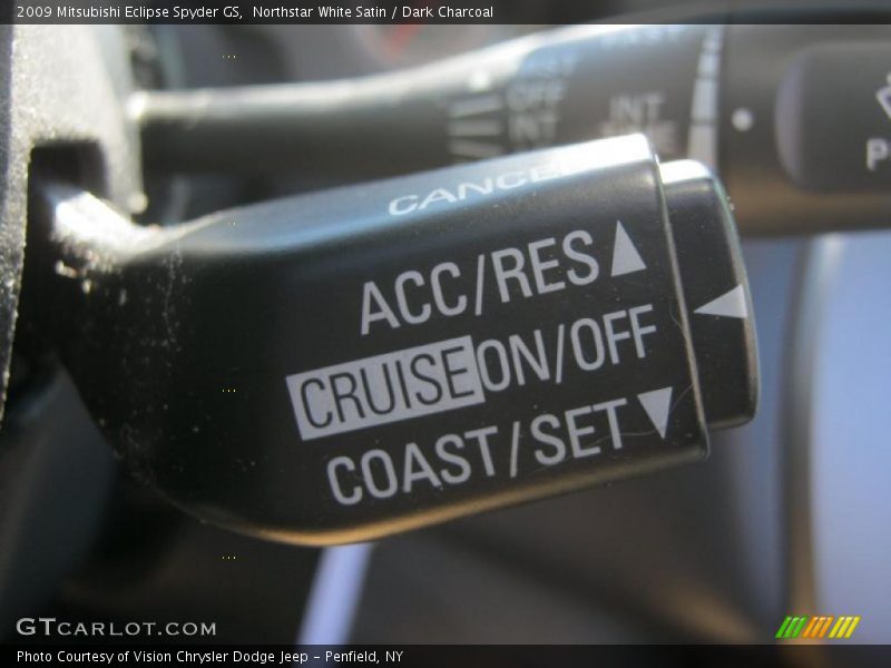 Northstar White Satin / Dark Charcoal 2009 Mitsubishi Eclipse Spyder GS