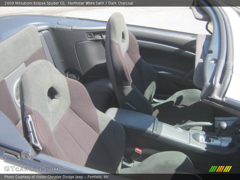 Northstar White Satin / Dark Charcoal 2009 Mitsubishi Eclipse Spyder GS