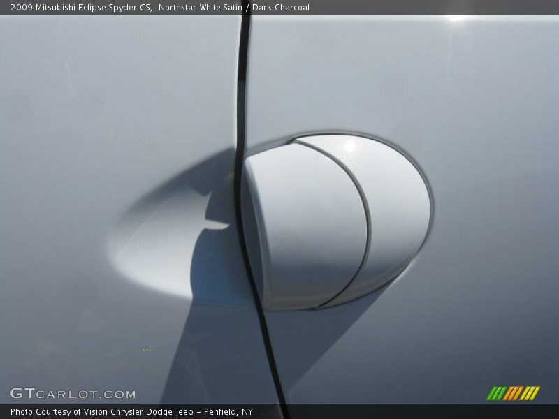 Northstar White Satin / Dark Charcoal 2009 Mitsubishi Eclipse Spyder GS