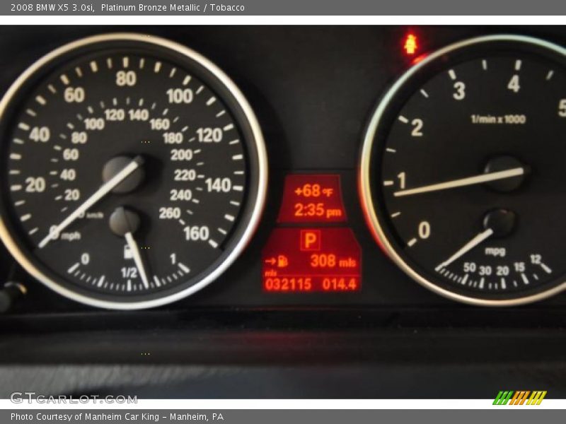 Platinum Bronze Metallic / Tobacco 2008 BMW X5 3.0si