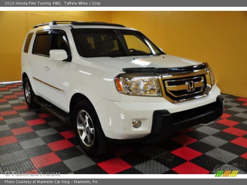 Taffeta White / Gray 2010 Honda Pilot Touring 4WD