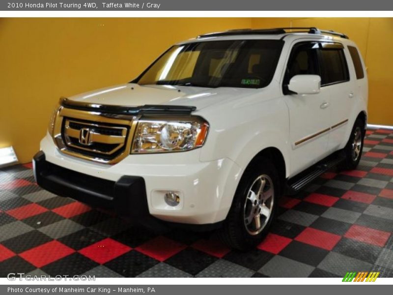 Taffeta White / Gray 2010 Honda Pilot Touring 4WD