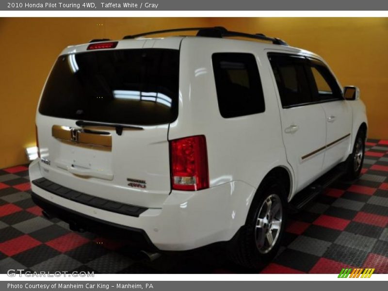 Taffeta White / Gray 2010 Honda Pilot Touring 4WD