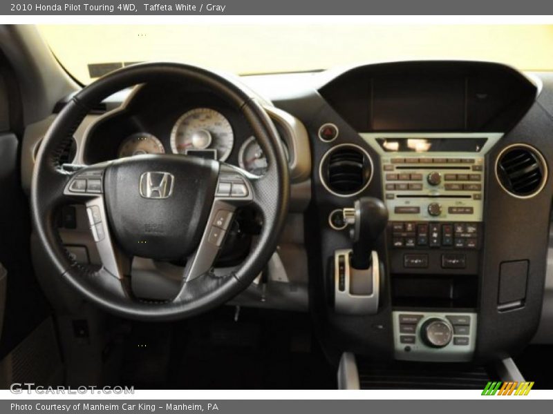 Taffeta White / Gray 2010 Honda Pilot Touring 4WD