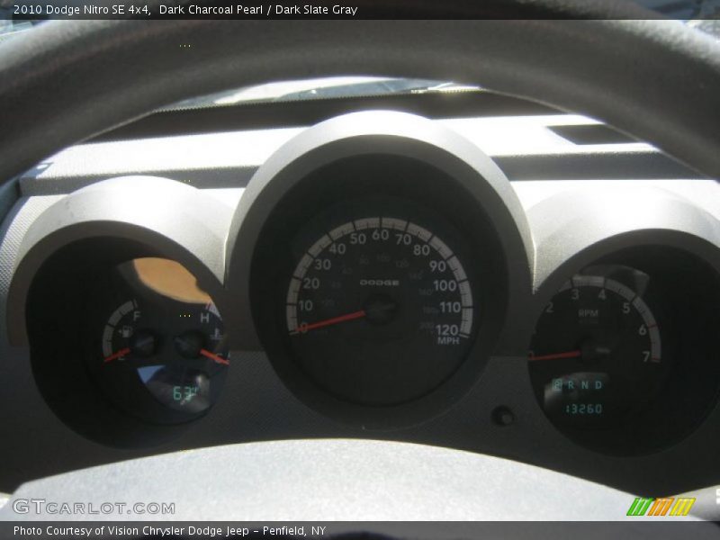 Dark Charcoal Pearl / Dark Slate Gray 2010 Dodge Nitro SE 4x4