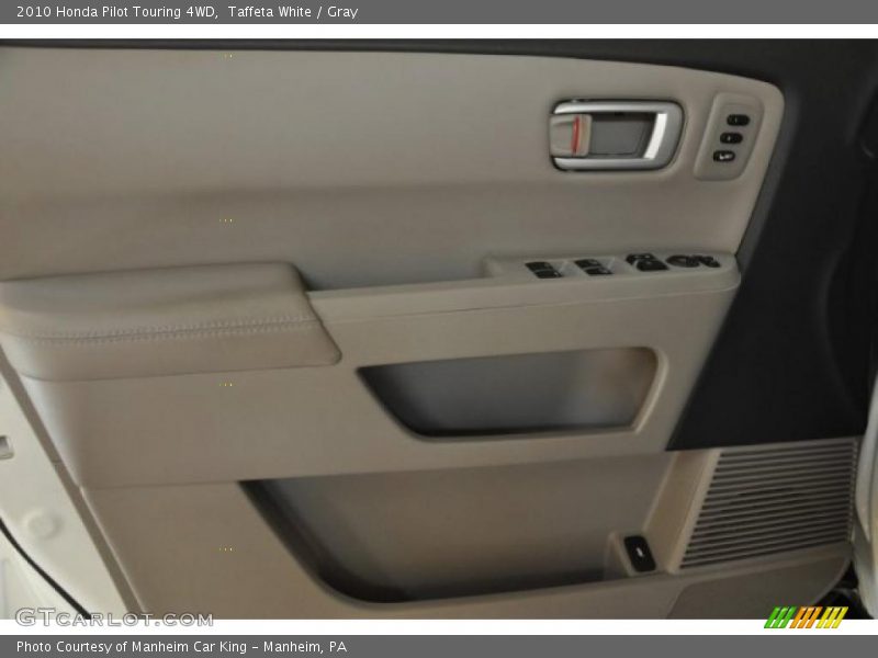 Taffeta White / Gray 2010 Honda Pilot Touring 4WD