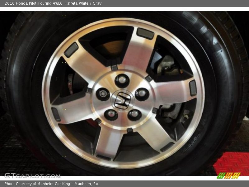 Taffeta White / Gray 2010 Honda Pilot Touring 4WD