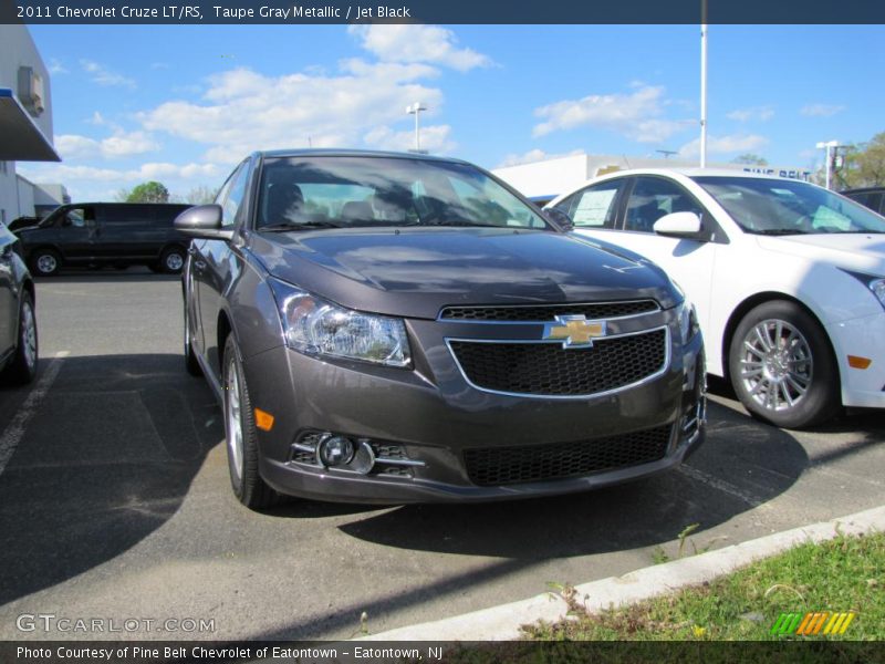 Taupe Gray Metallic / Jet Black 2011 Chevrolet Cruze LT/RS