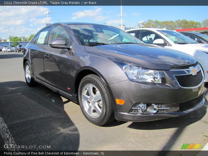 Taupe Gray Metallic / Jet Black 2011 Chevrolet Cruze LT/RS
