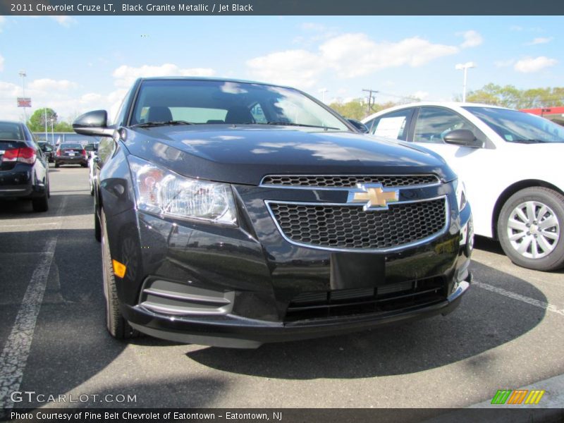 Black Granite Metallic / Jet Black 2011 Chevrolet Cruze LT