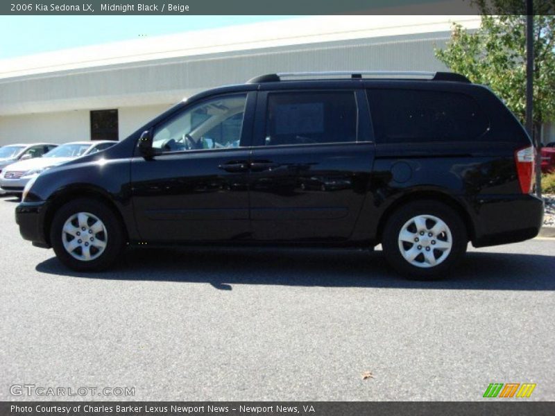 Midnight Black / Beige 2006 Kia Sedona LX