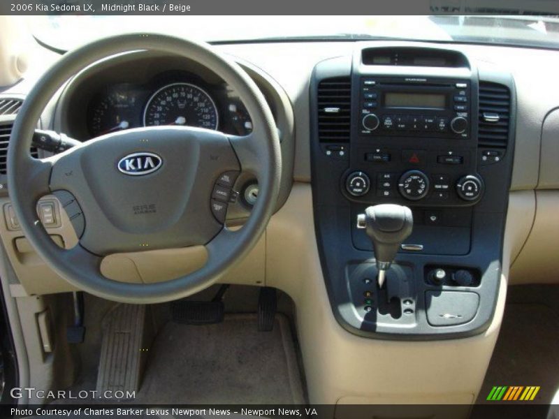 Midnight Black / Beige 2006 Kia Sedona LX