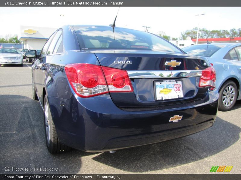 Imperial Blue Metallic / Medium Titanium 2011 Chevrolet Cruze LT